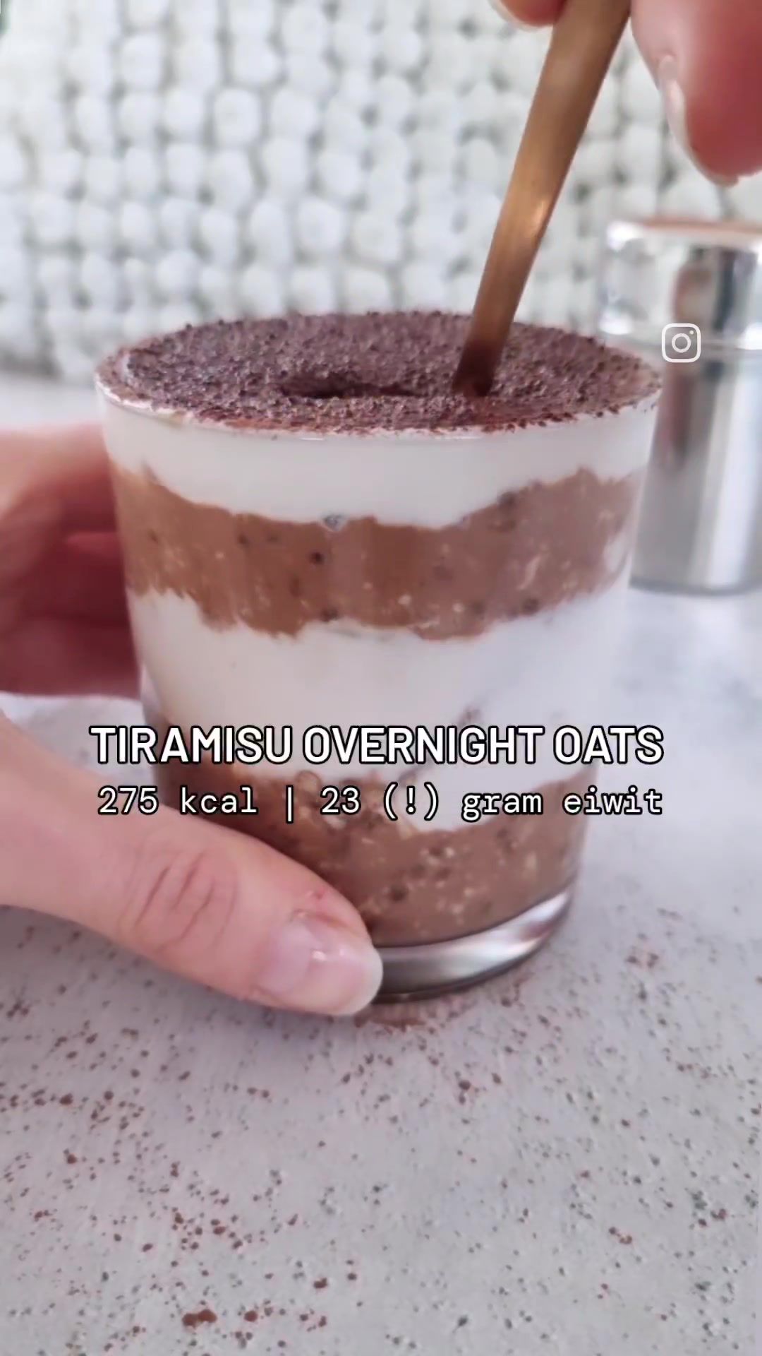 Tiramisu Overnight Oats