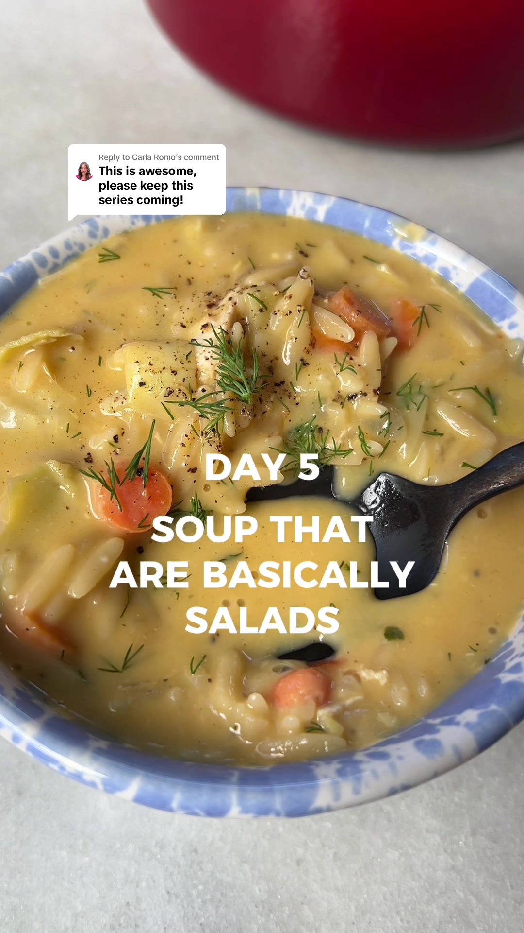 Creamy Lemon Orzo Soup