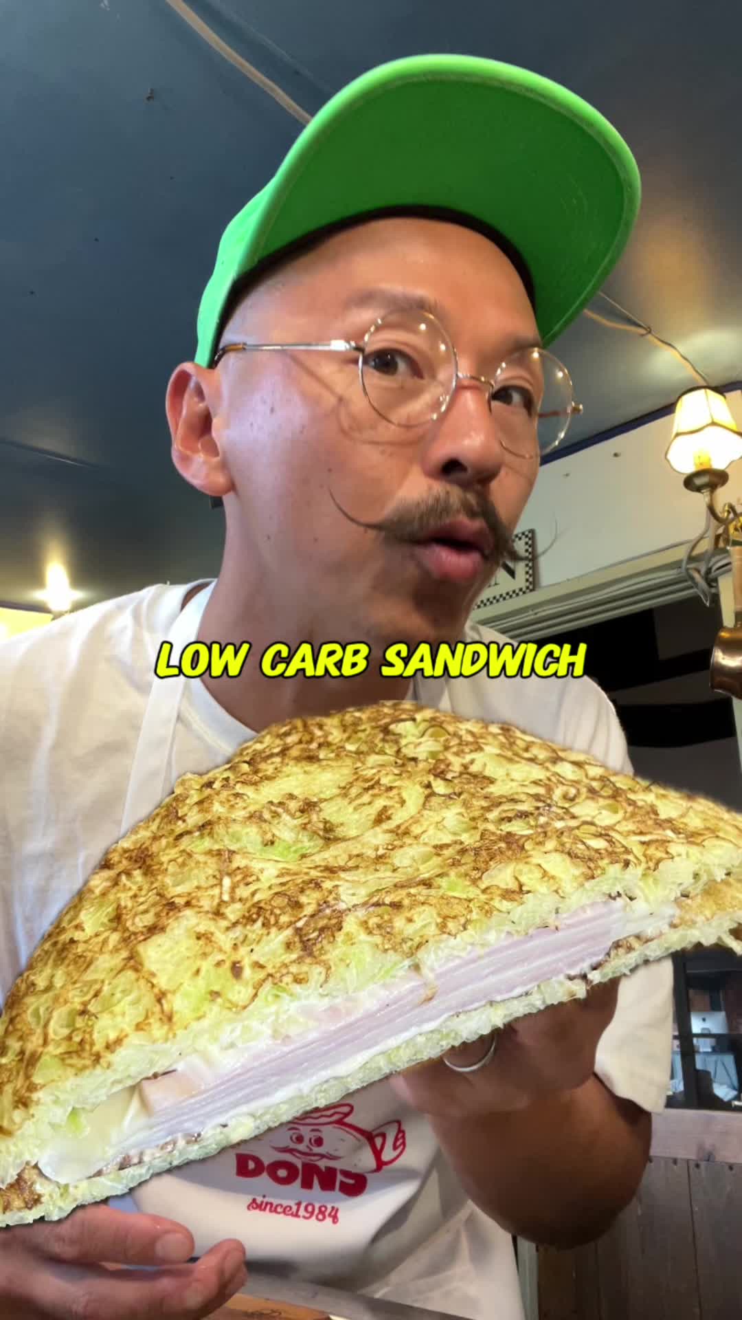 Cabbage Bread Sandwich