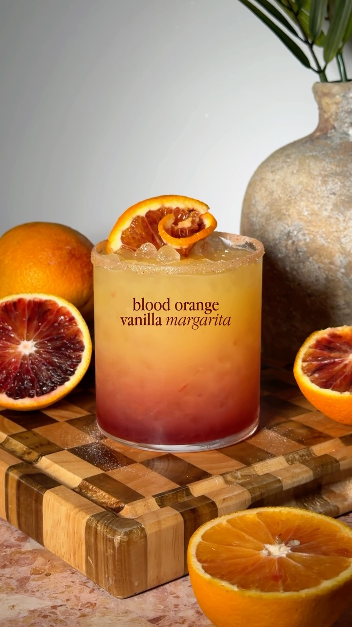 Blood Orange Vanilla Margarita