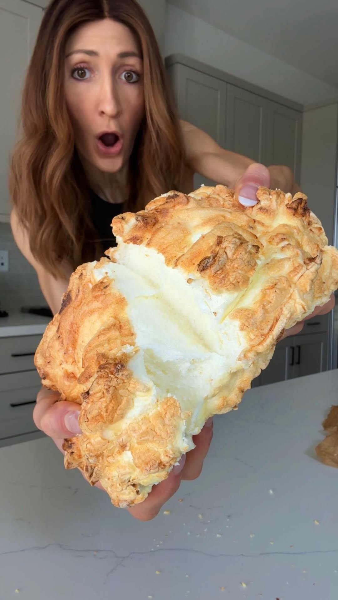 High-Protein Egg White and Greek Yogurt Bread