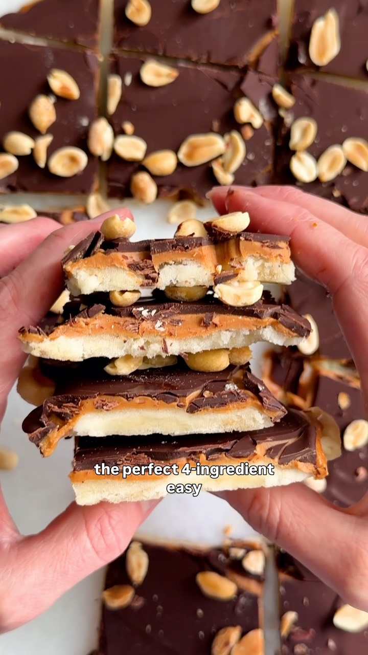 Chocolate, Peanut Butter and Peanut Banana Bark