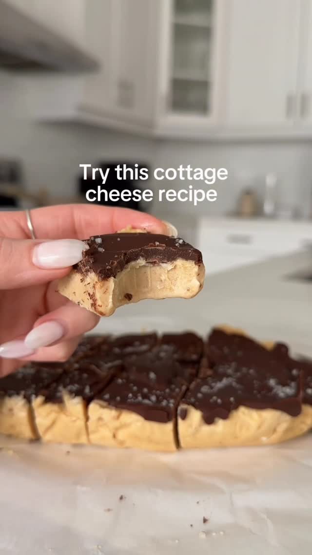 Peanut Butter Cottage Cheese Protein Squares