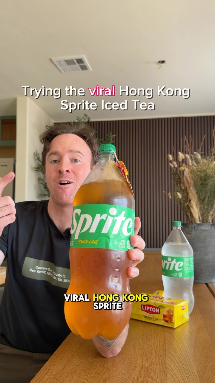 Viral Hong Kong Sprite Iced Tea