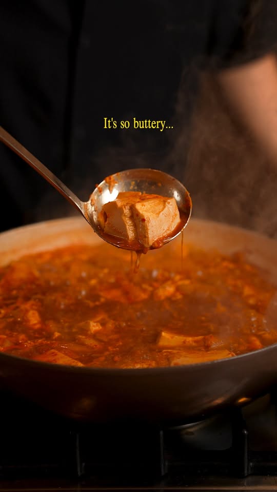 High Protein Korean Spicy Tofu Stew (Sundubu)