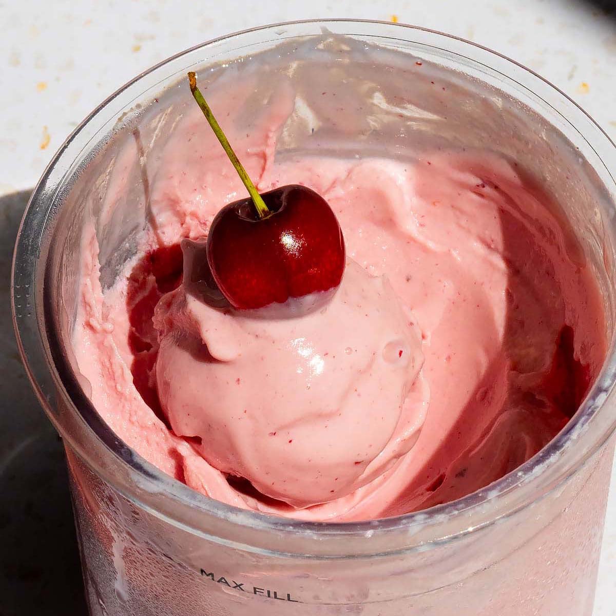 Ninja Creami Cherry Ice Cream