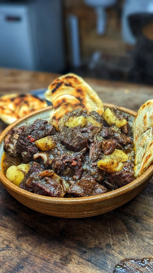 Smoked and Braised Goat Curry