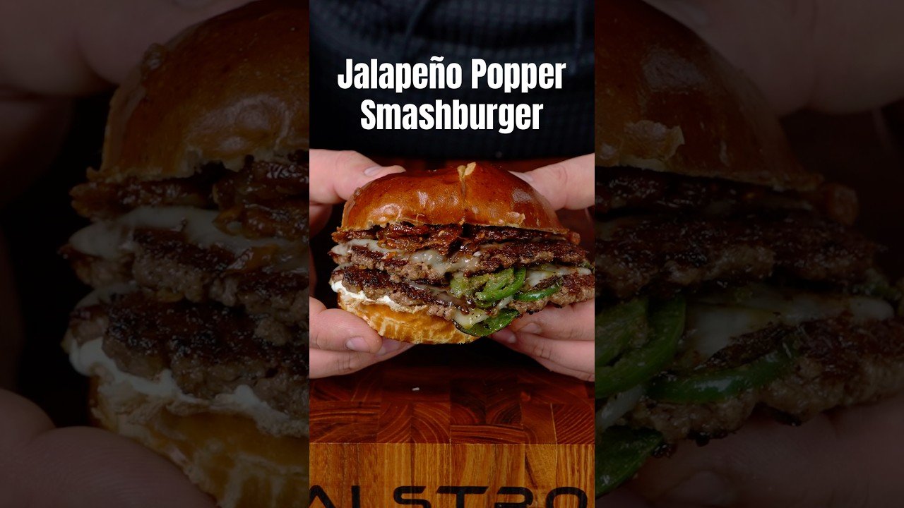 The PERFECT Jalapeño Popper Smashburger