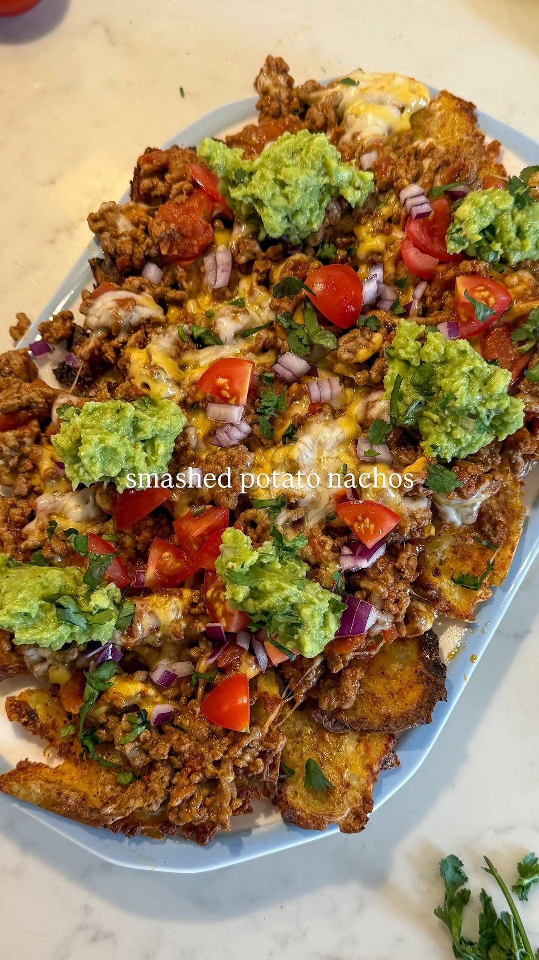 Smashed Potato Nachos