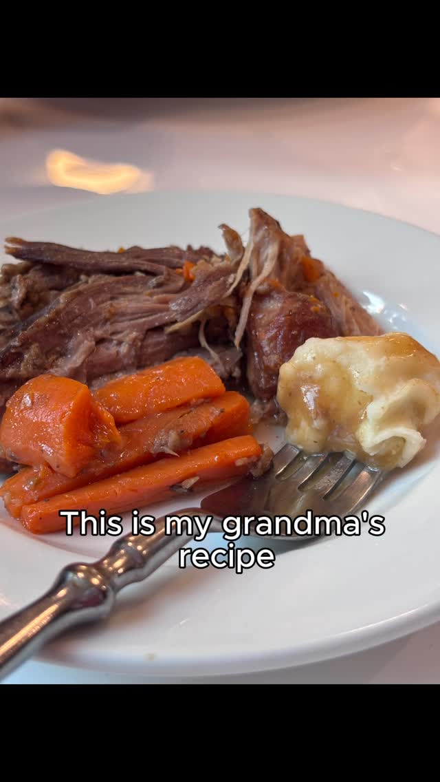 Grandma's Sunday Pot Roast