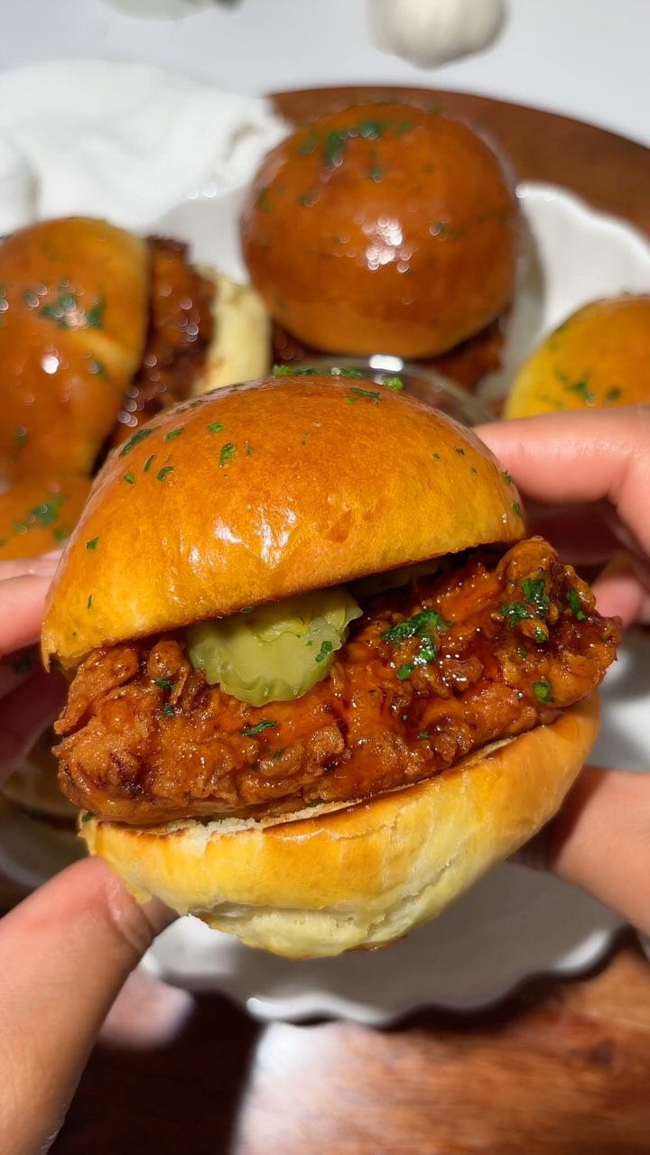 Hot Honey Chicken Sliders