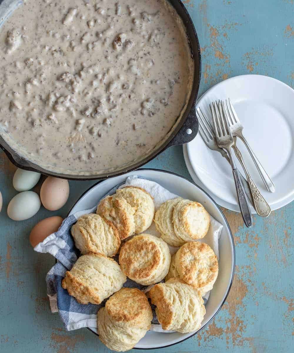 Homemade Biscuits and Gravy