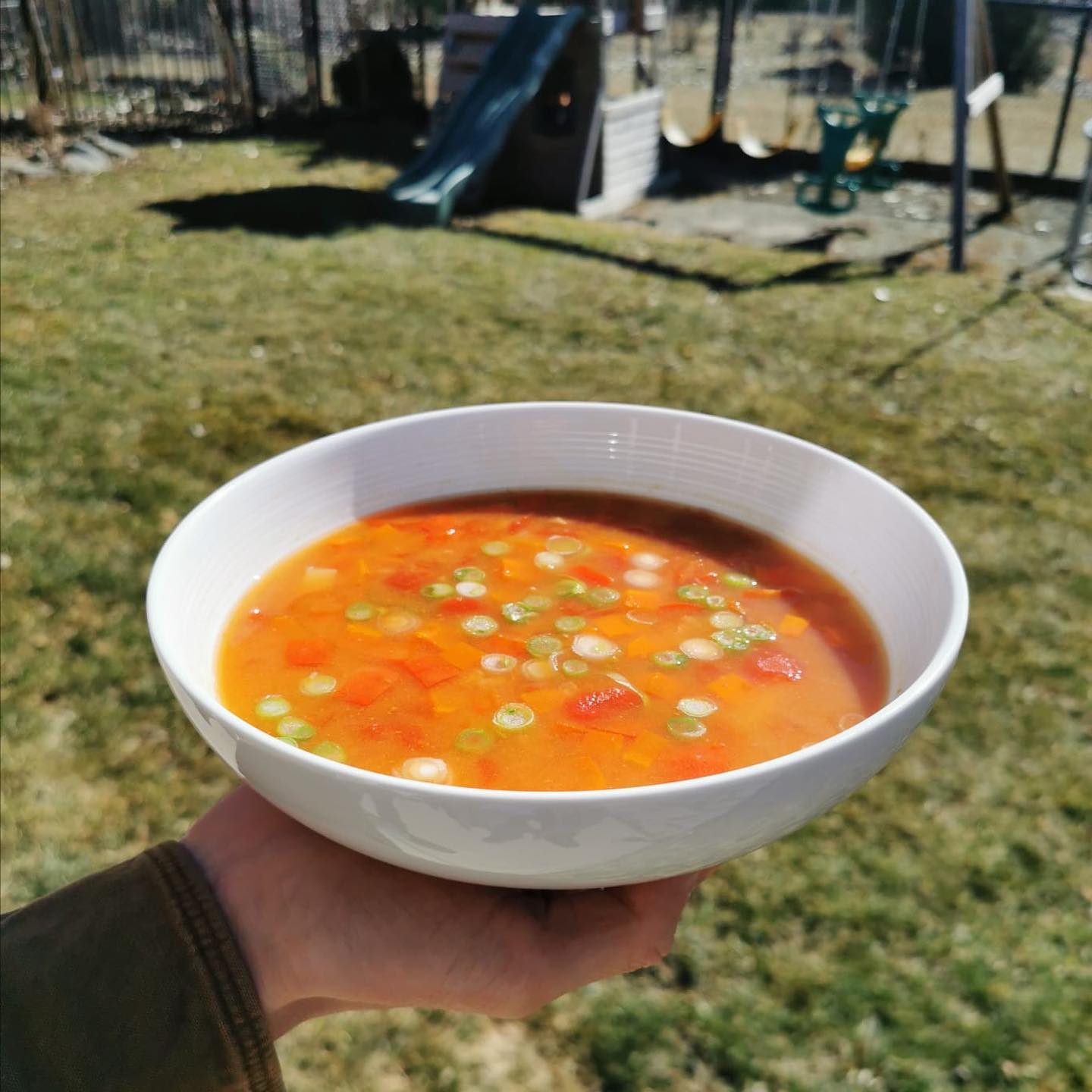 María & Matt’s Beefless Potato Lentil Soup