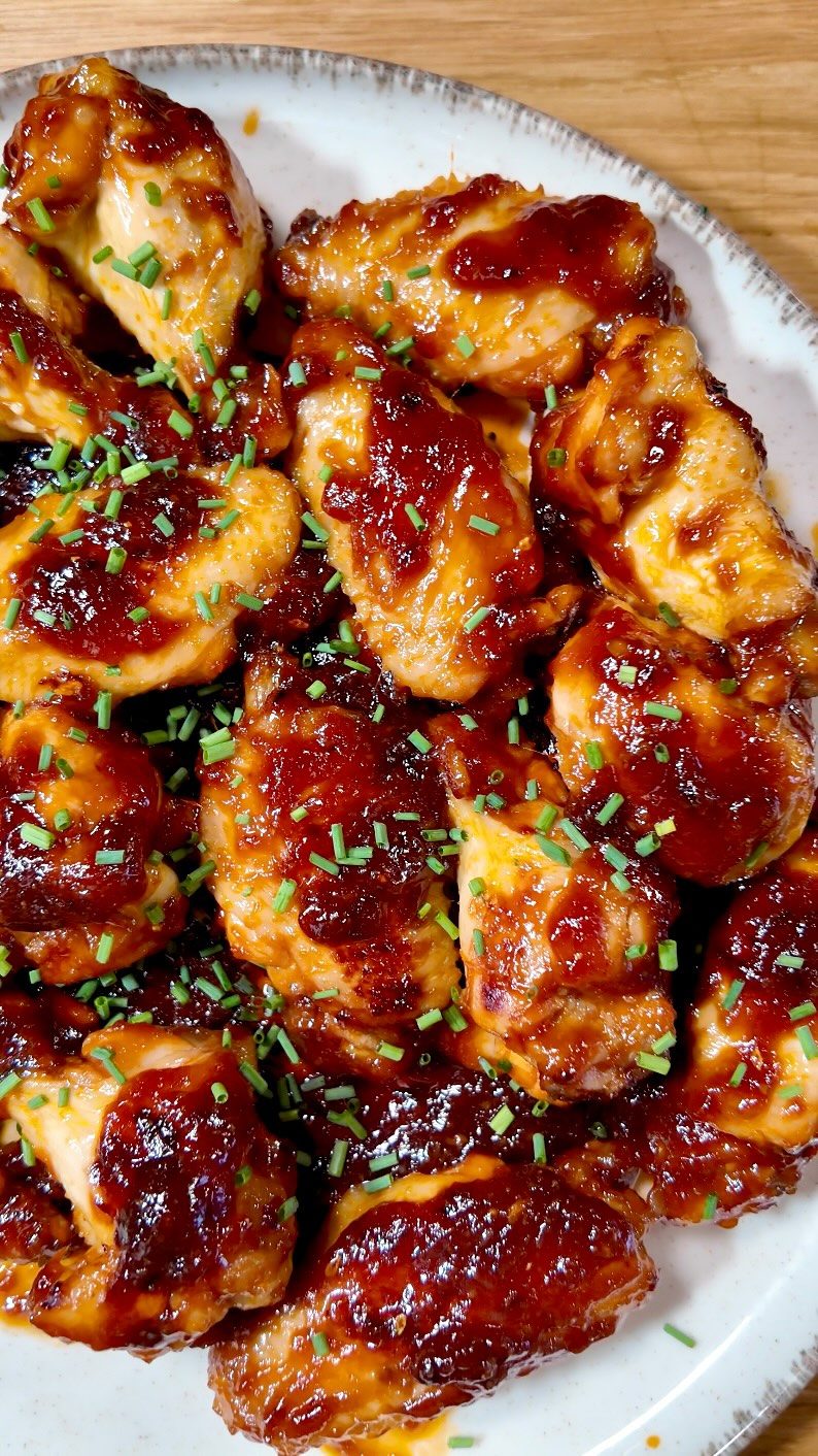 Oil-Free Orange Chicken Wings