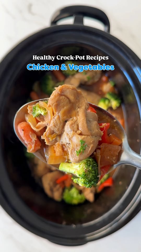 Slow Cooker Chicken & Vegetables