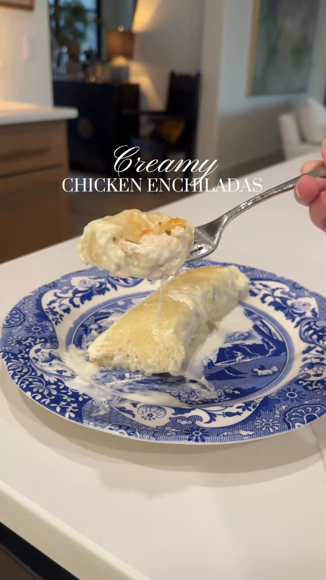Creamy Chicken Enchiladas