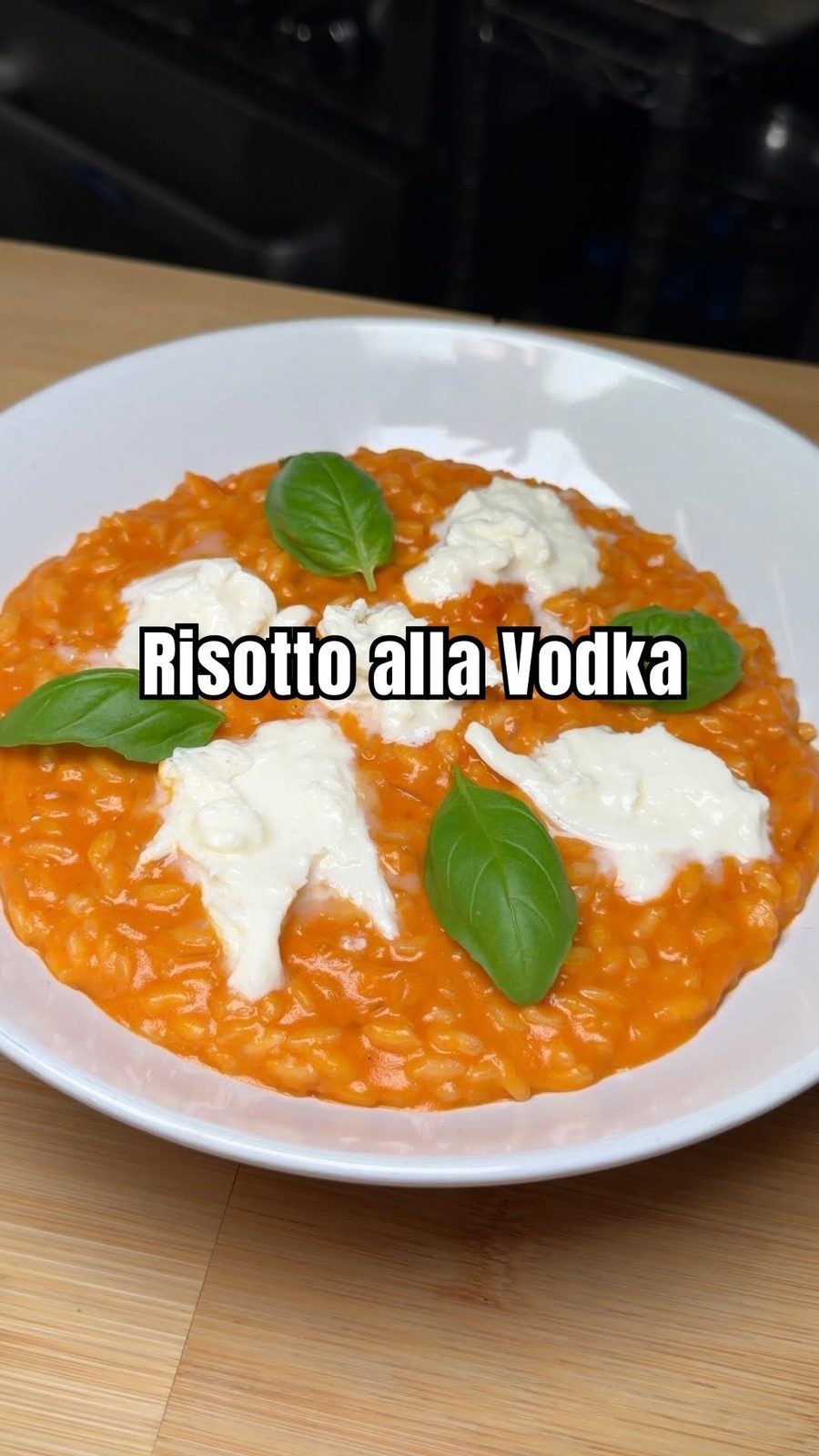 Risotto alla Vodka with Burrata
