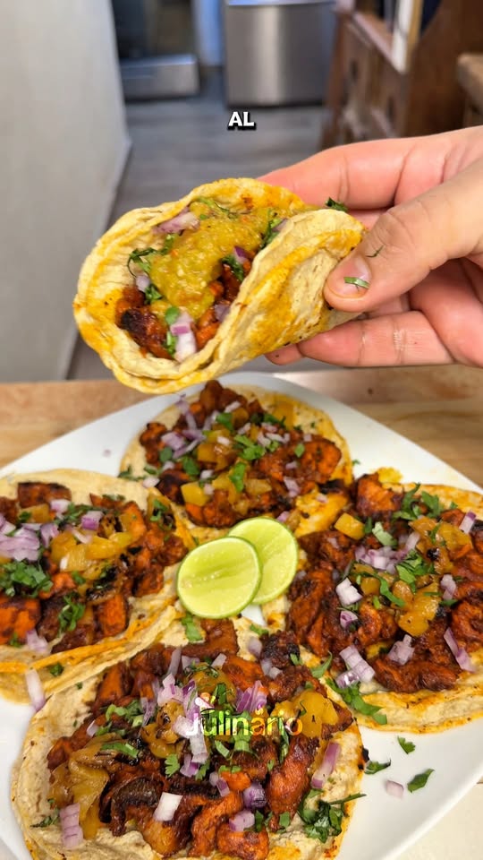 Homemade Tacos al Pastor