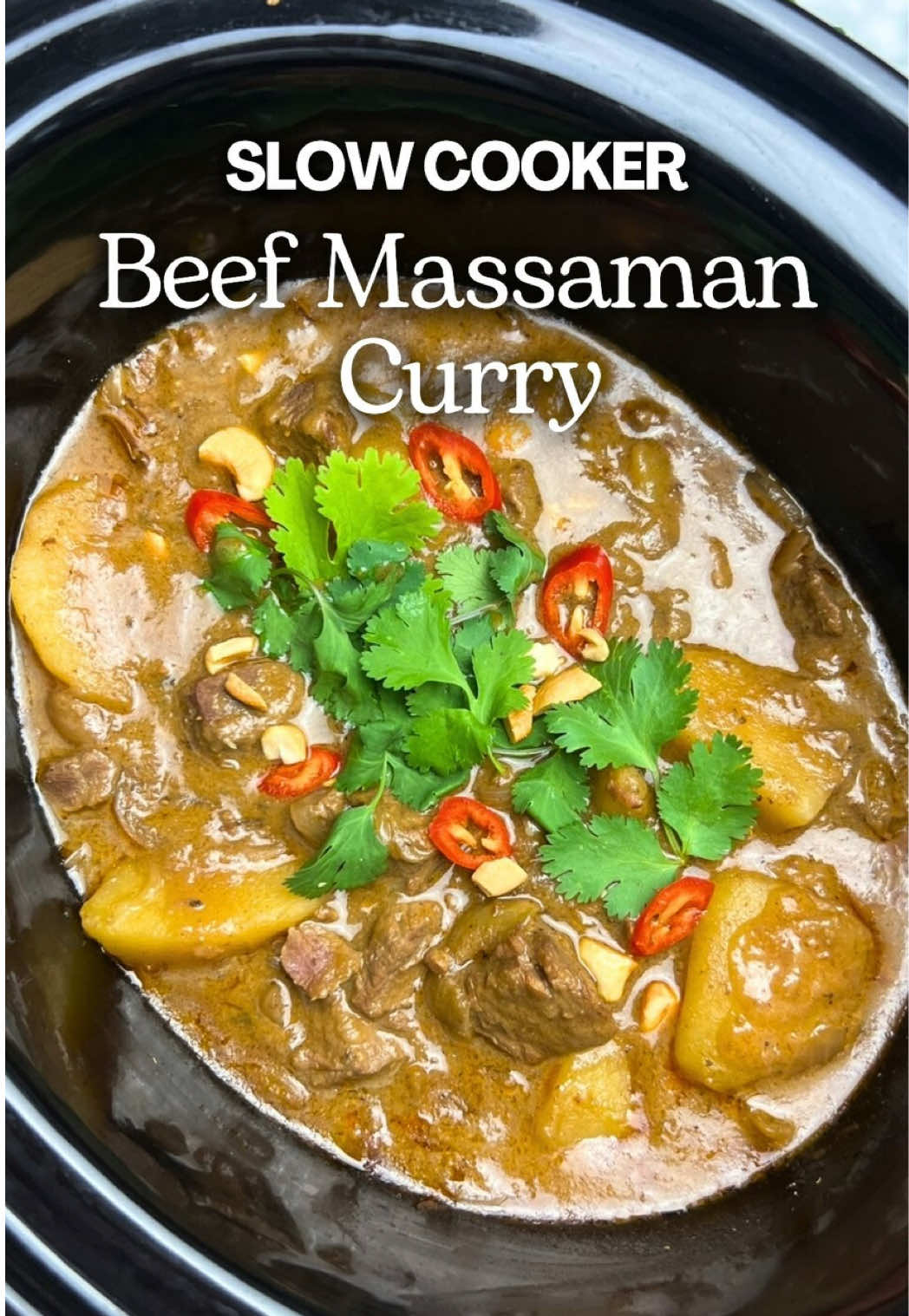 Slow Cooker Beef Massaman Curry