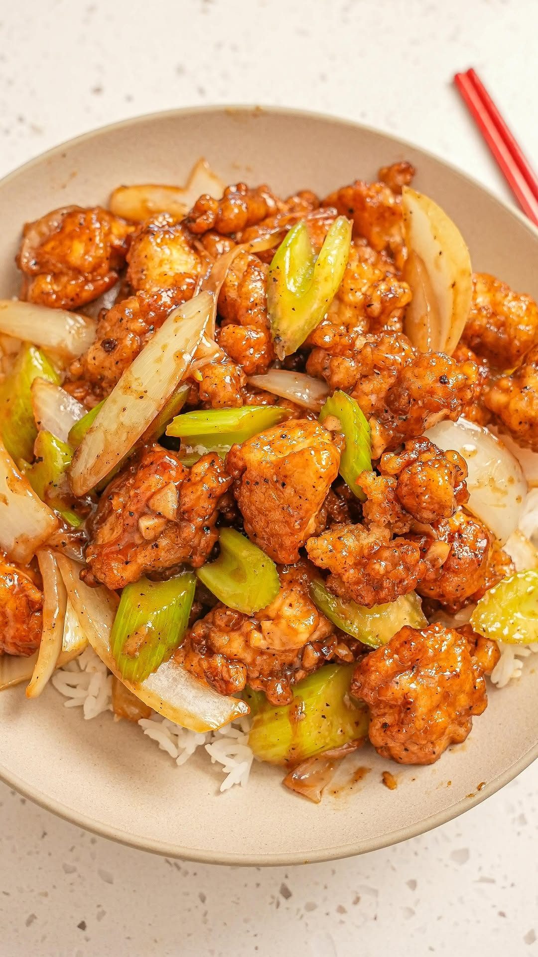 Crispy Black Pepper Tofu