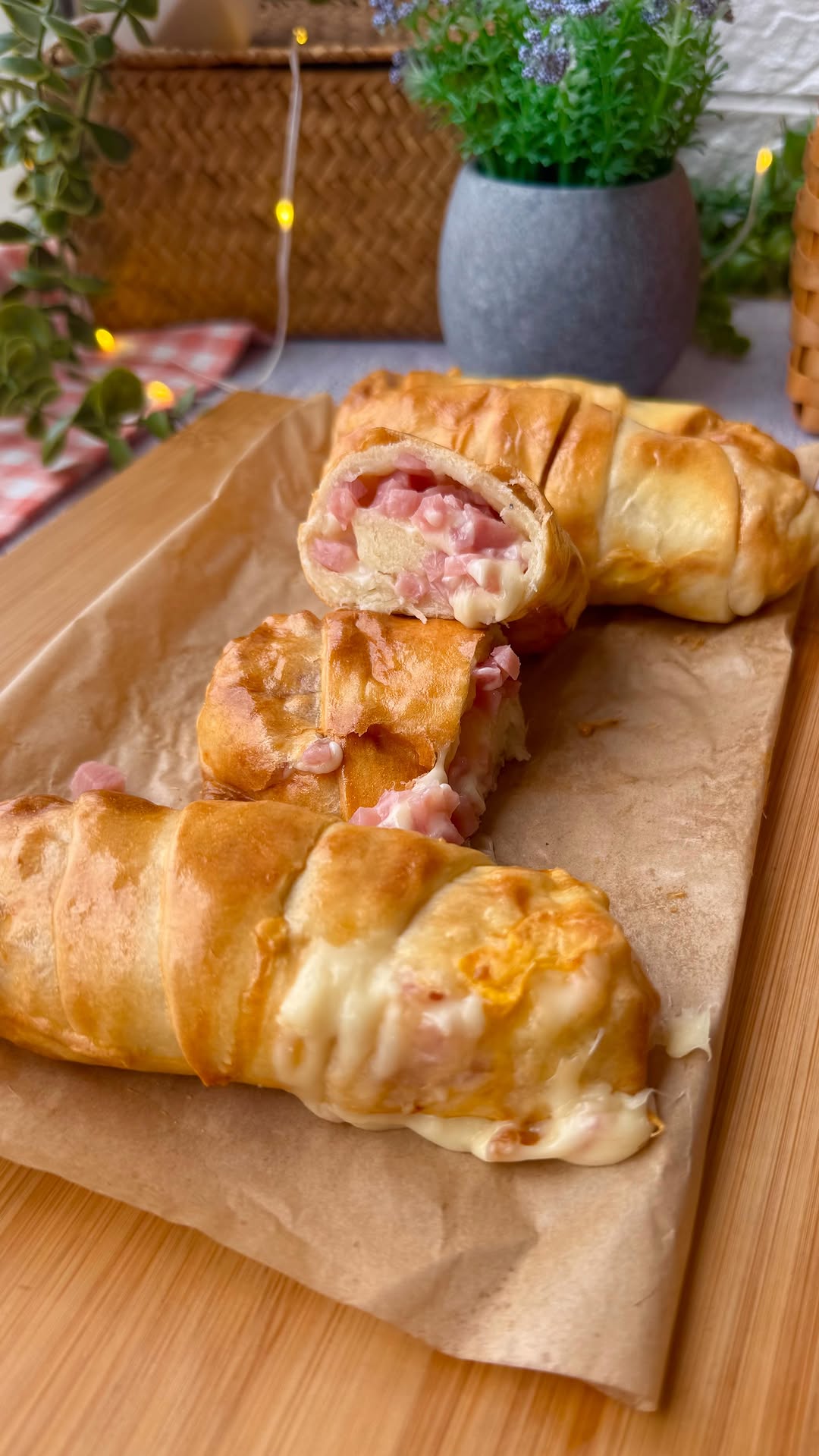 Venezuelan Ham Cachitos in the Air Fryer