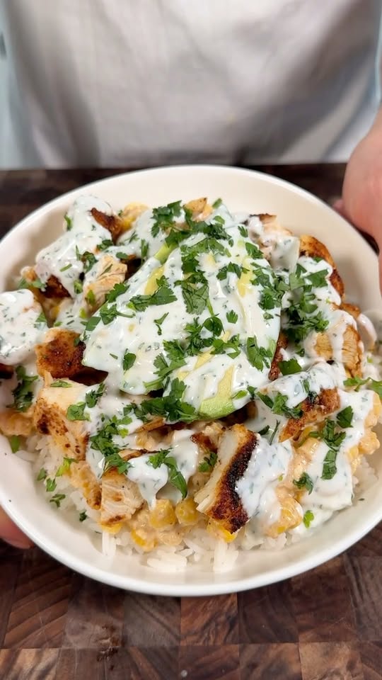 Street Corn Chicken Protein Bowl