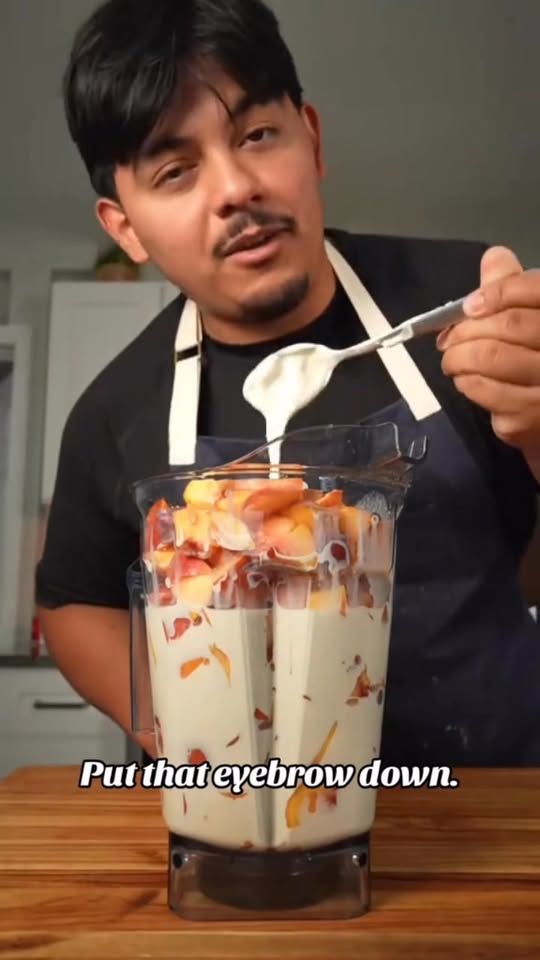 Peaches and Cream Agua Fresca