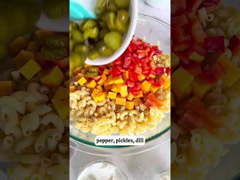 Dill Pickle Pasta Salad