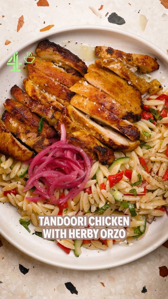 Imran's Tandoori Chicken Orzo Salad