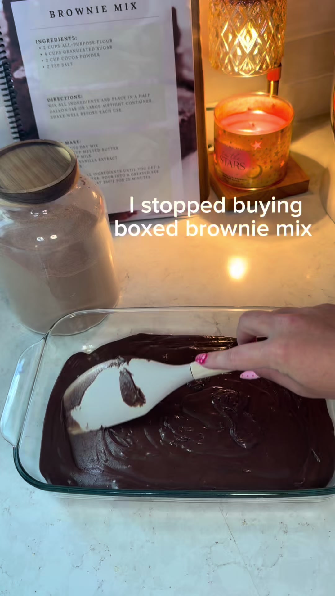 Homemade Pantry Brownie Mix