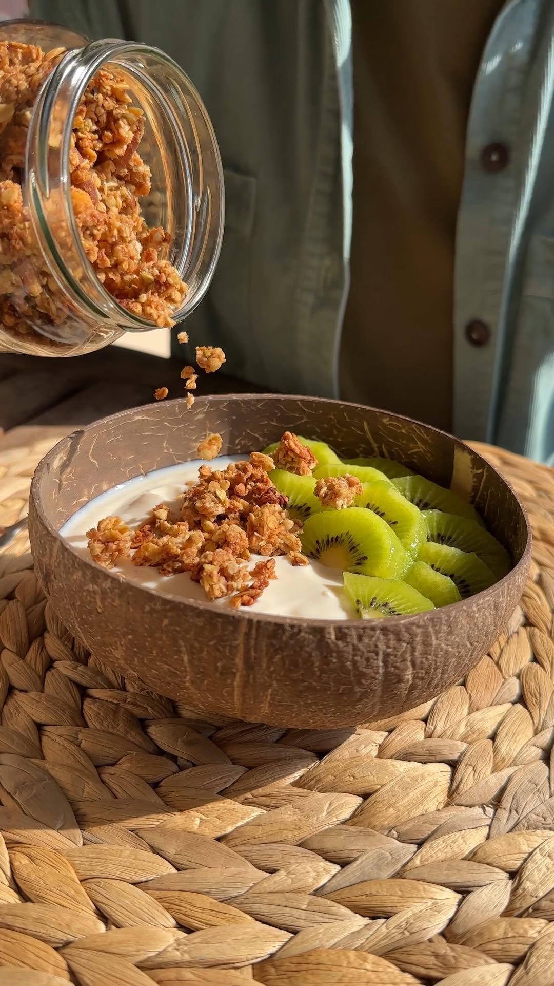Tahini and Date Buckwheat Granola