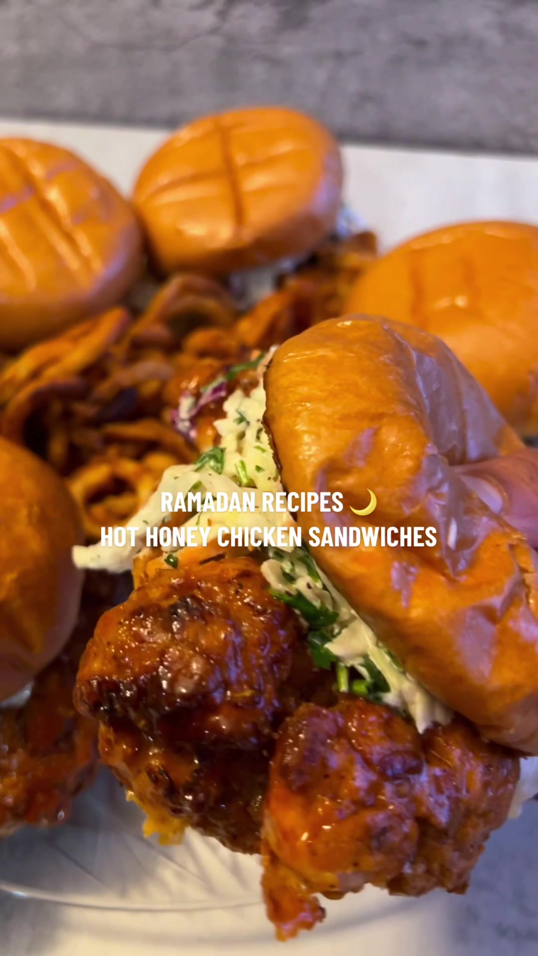 Air Fryer Hot Honey Chicken Sandwich
