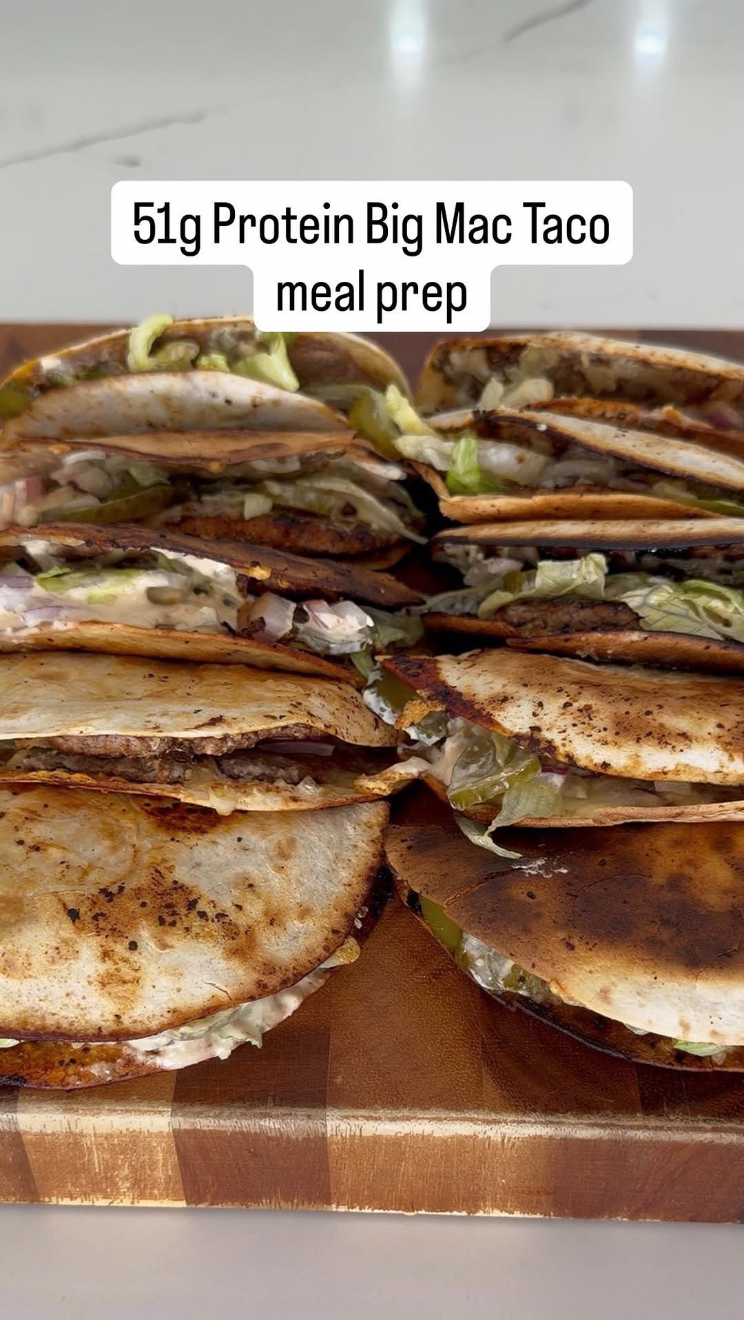 High-Protein Big Mac Tacos