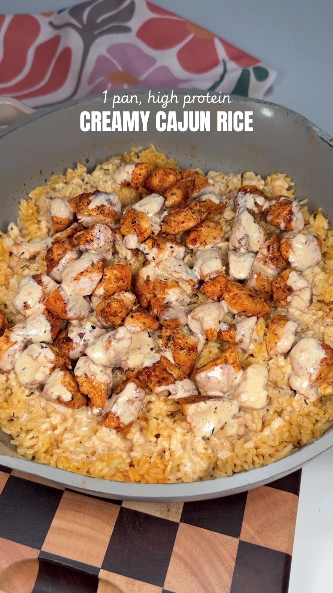 One-Pan High Protein Chicken and Potato Bake