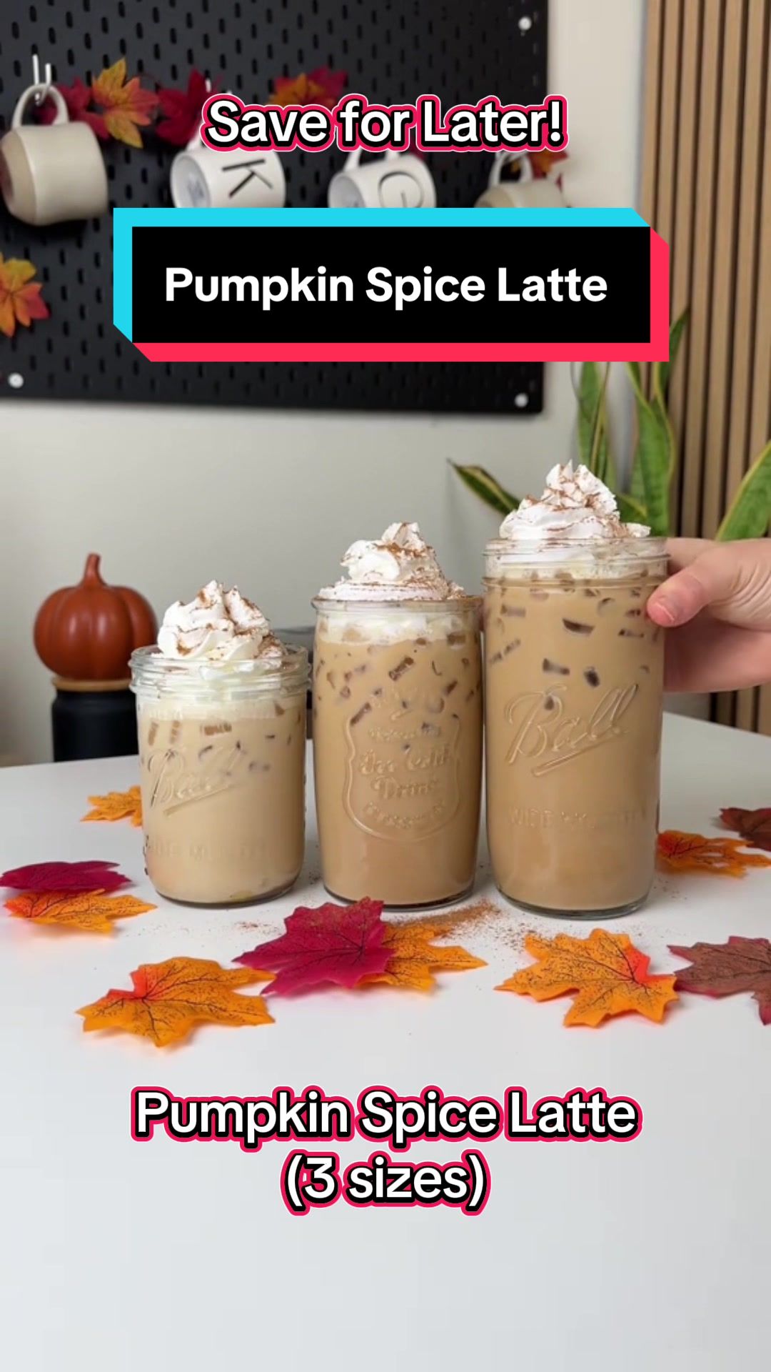 Starbucks Copycat Pumpkin Spice Iced Latte