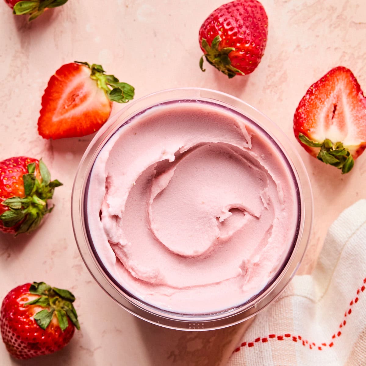 Ninja Creami Strawberry Ice Cream