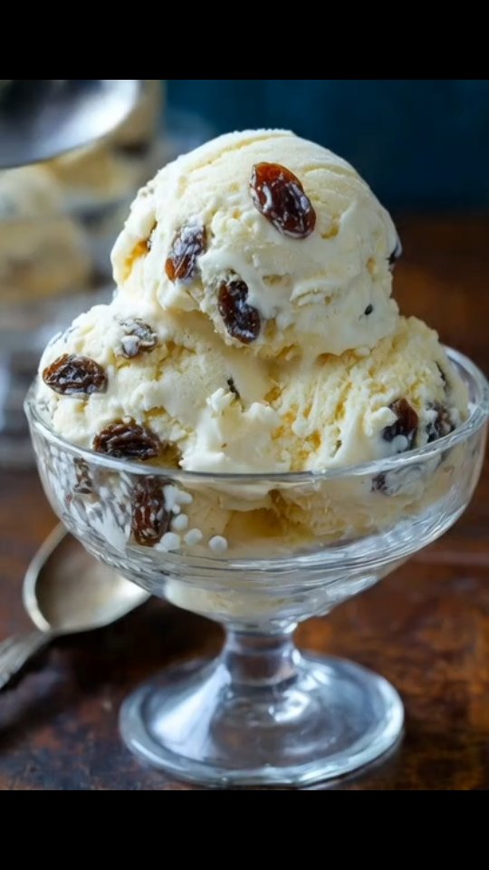 Jamaican Rum and Raisin Ice Cream