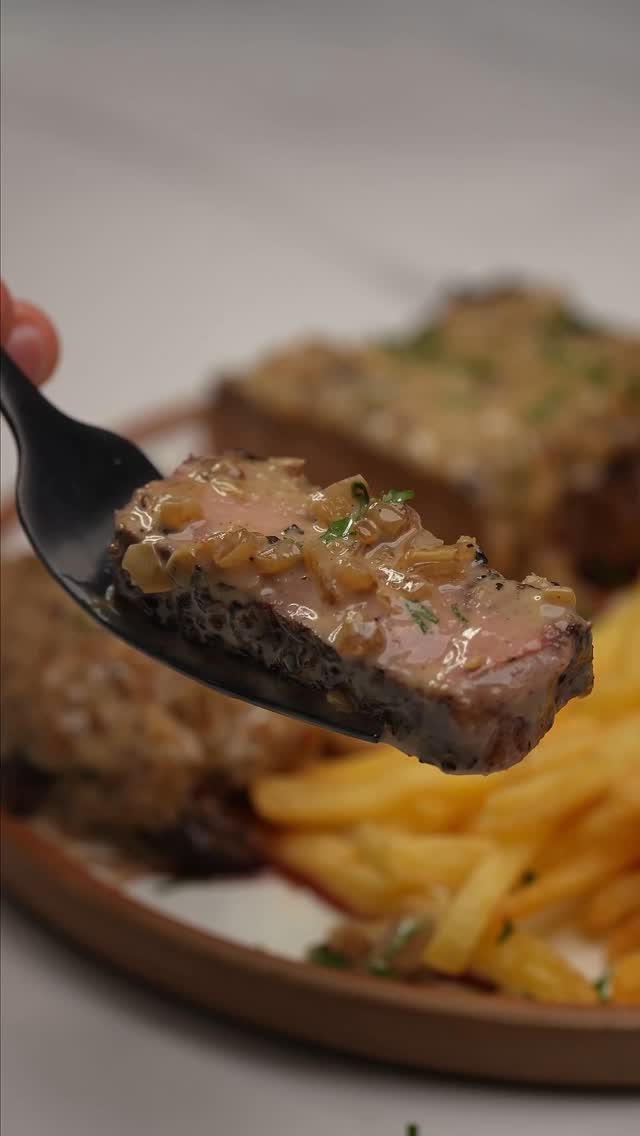 Pepper-Crusted Strip Steak
