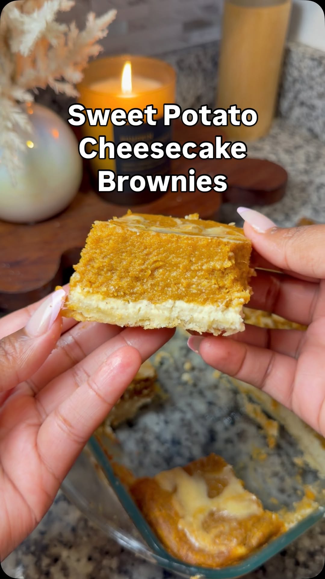 Sweet Potato Cheesecake Brownies