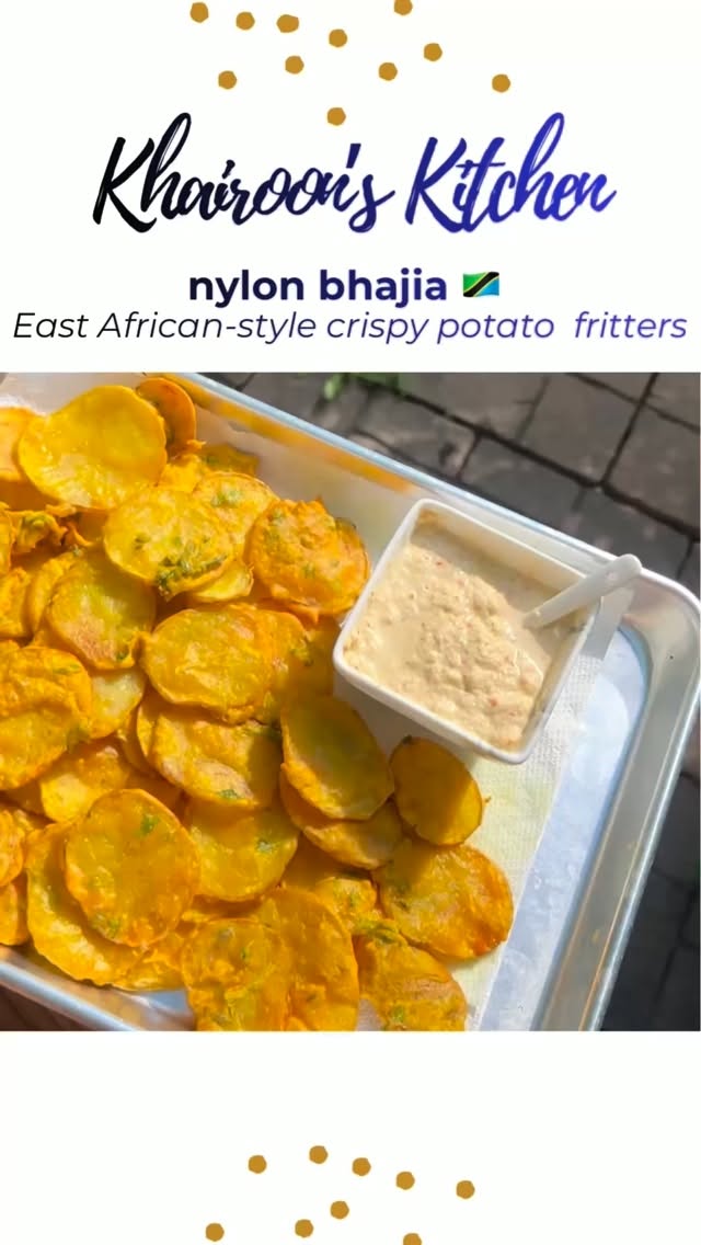 Nylon Bhajia (East African Potato Fritters)