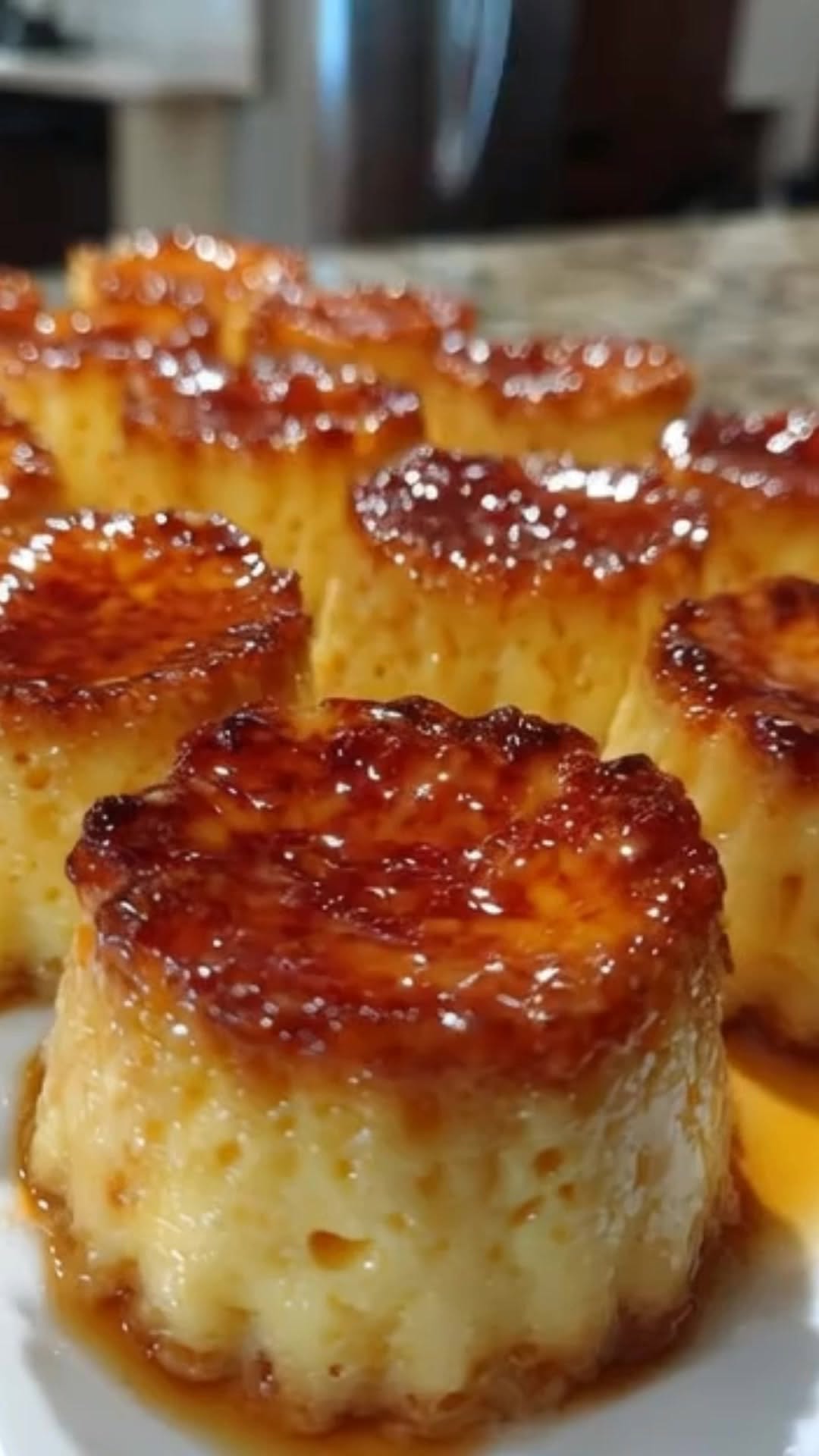 Corn and Cream Cheese Flan Bites