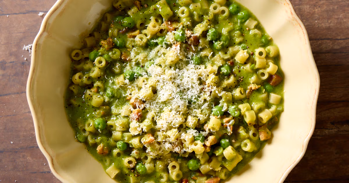 Pasta with Peas (Pasta e Piselli)