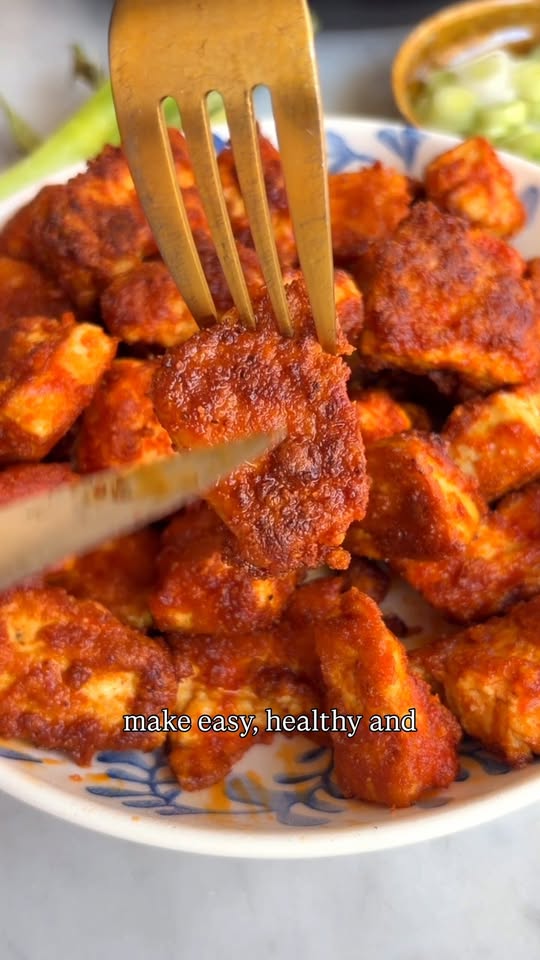 Easy & Crispy Fried Tofu