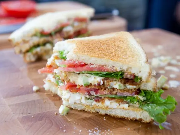 Deviled Egg Salad Club Sandwich