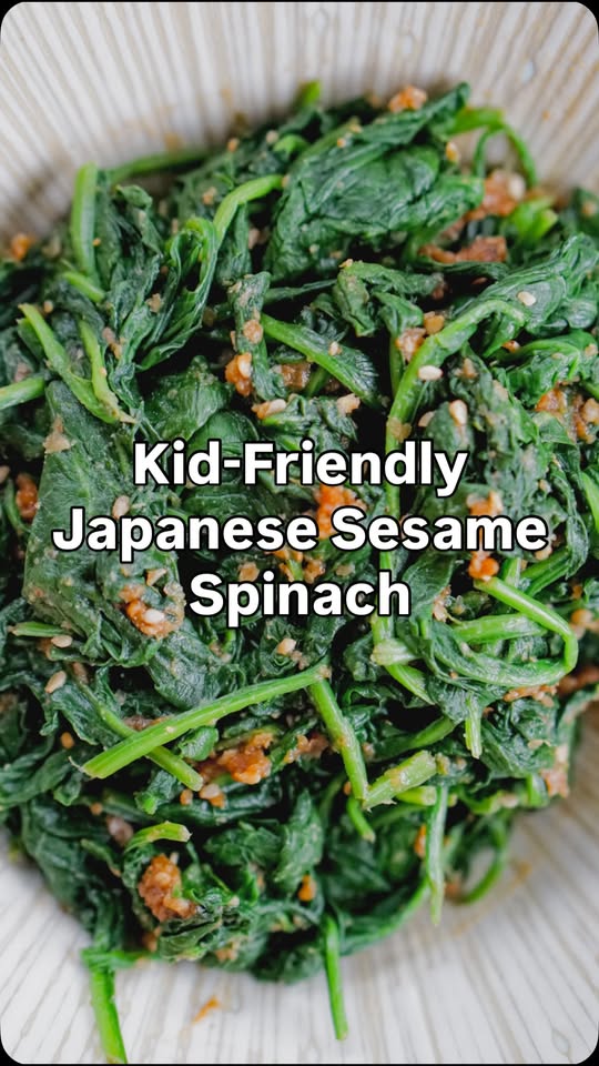 Japanese Sesame Miso Spinach (Goma Miso Ae)