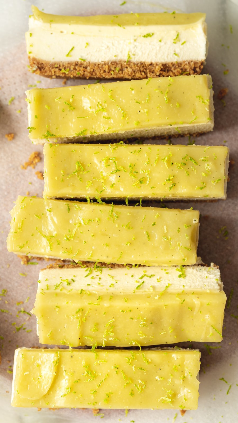 Vegan Lime Cheesecake Bars