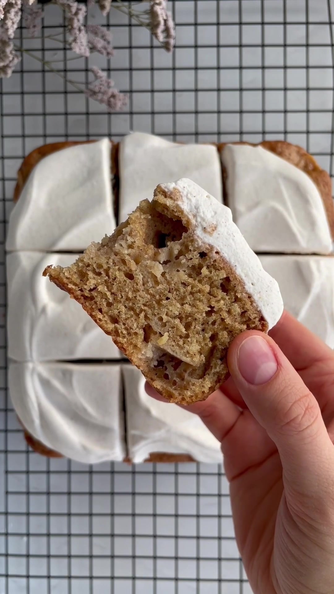 Apple Cake with Cinnamon Whipped Cream