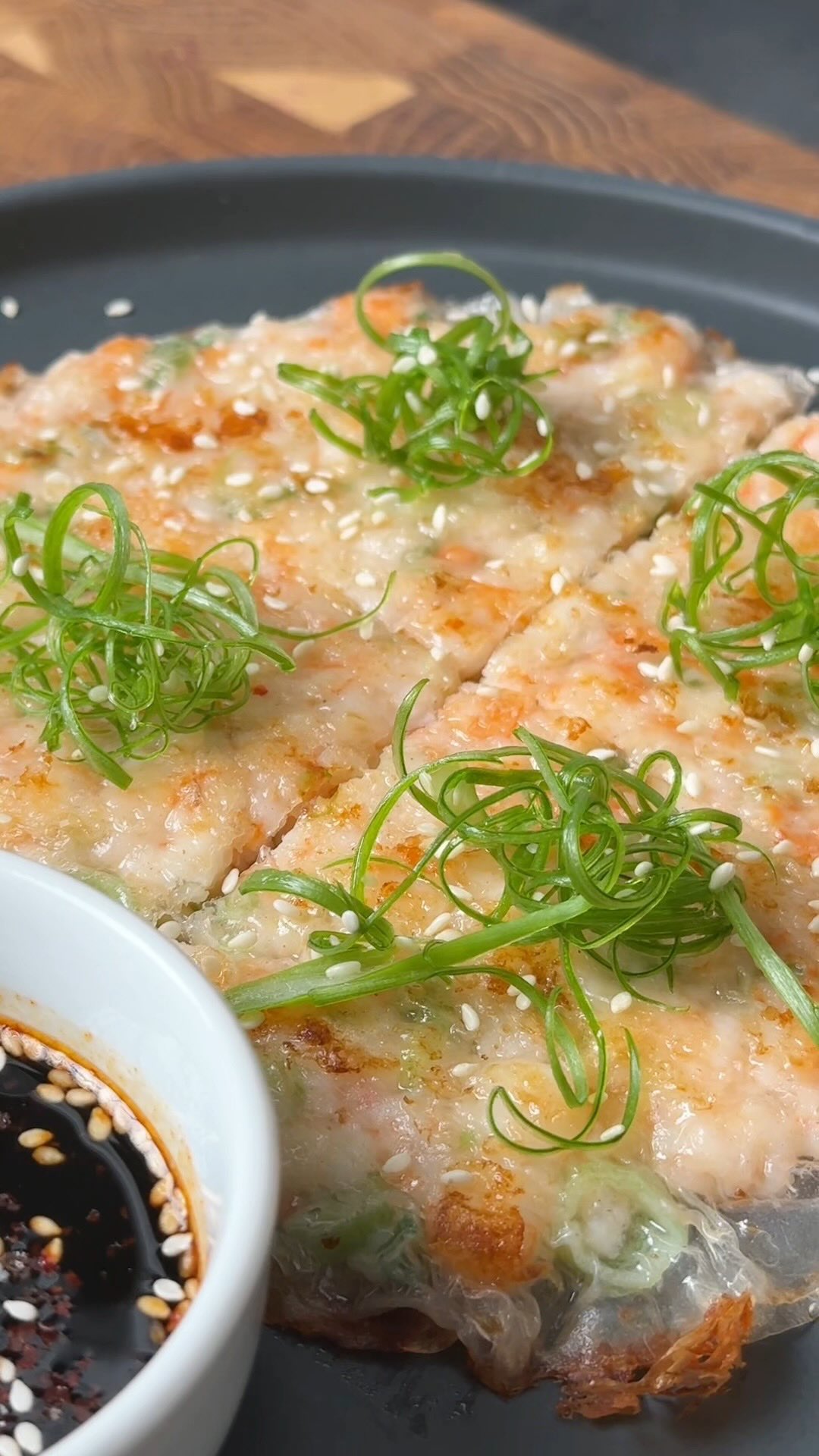 Shrimp Rice Paper Pancake