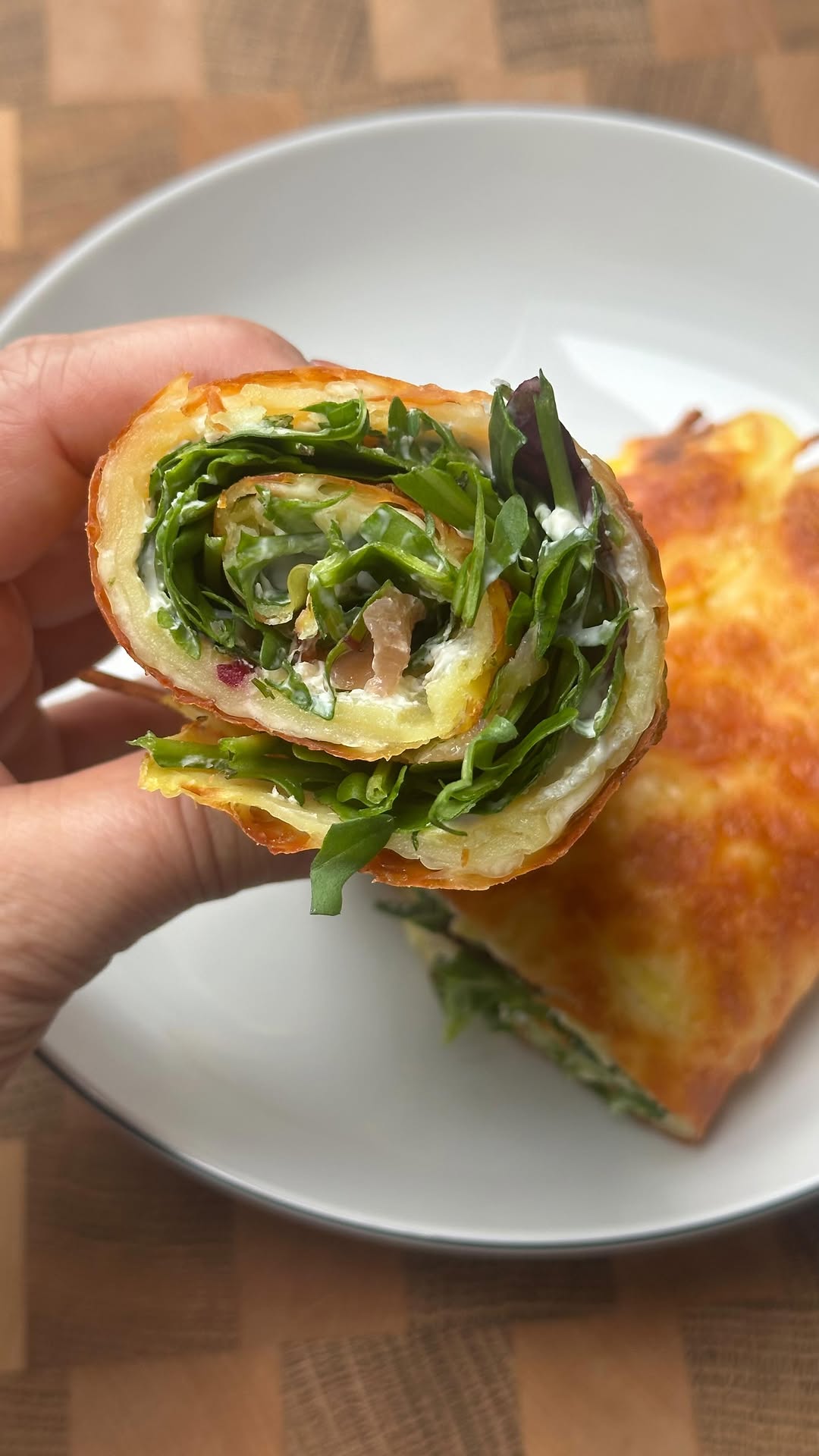 Crispy Baked Potato Wrap