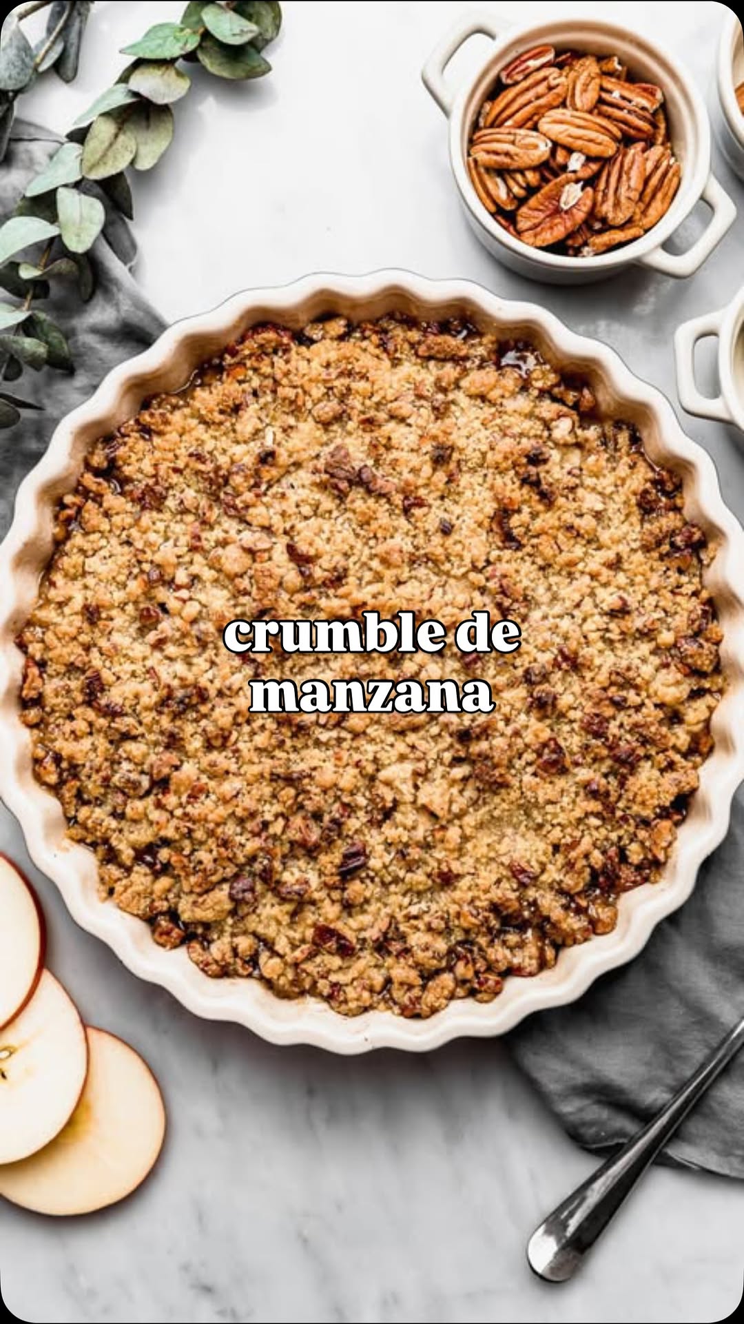 Quick Apple Crumble